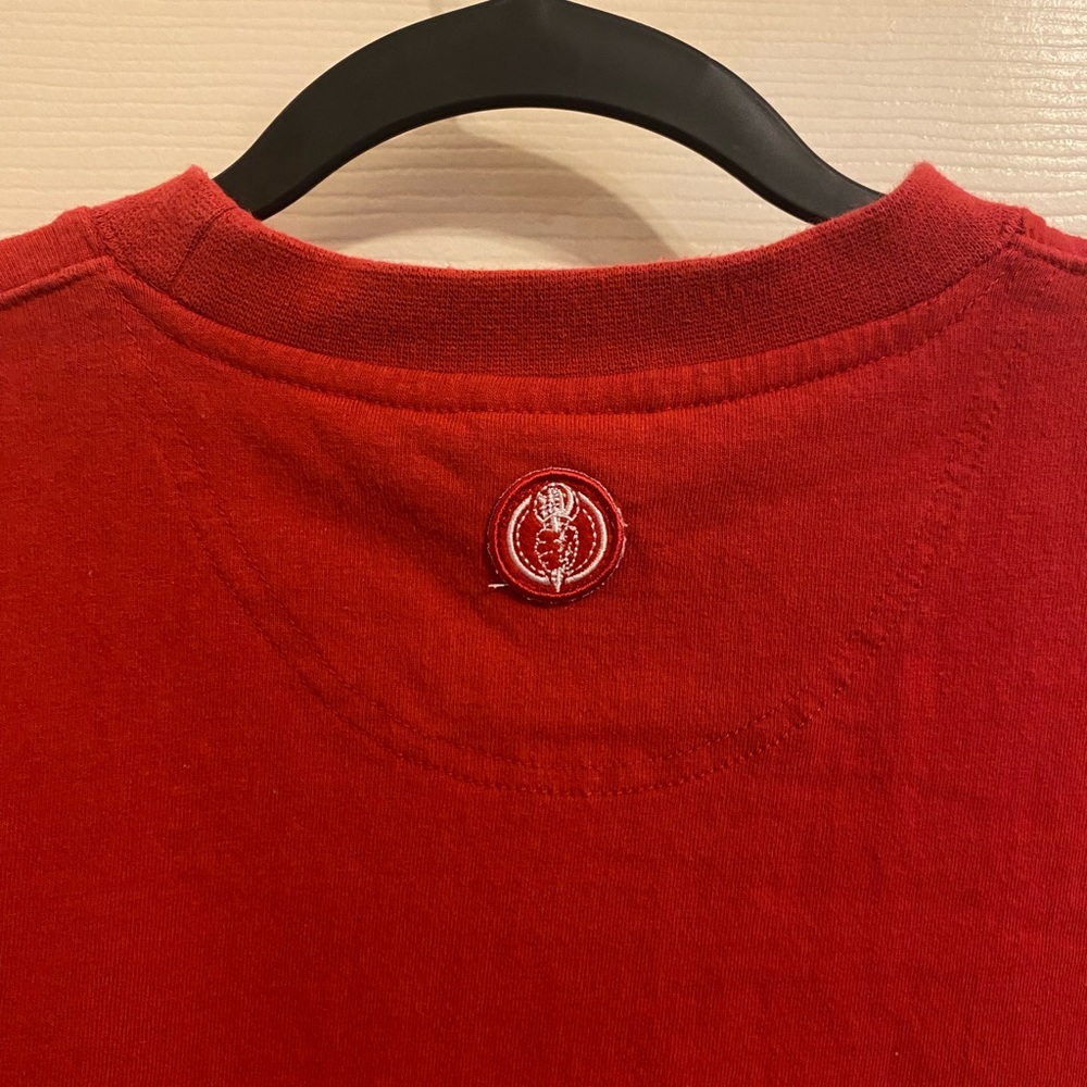 Vtg Y2k The Source Clothing Company Red Logo Spellout… Gem
